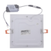 Світильник врізний LED Square Downlight 12W-220V-850L-4000K Alum TNSy