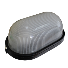 Світильник НПП1201-100W-E27-IP65 овал чорний TNSy Світильник НПП1201-100W-E27-IP65 овал чорний TNSy
