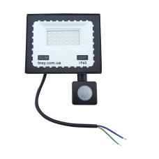 Прожектор LED 20W ULTRA Slim 220V 1800Lm 6500K IP65 з датчиком руху TNSy Прожектор LED 20W ULTRA Slim 220V 1800Lm 6500K IP65 з датчиком руху TNSy
