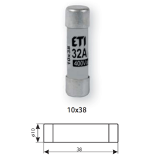 Запобіжник CH10x38 aM 0,16A 500V Запобіжник CH10x38 aM 0,16A 500V