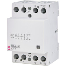 Контактор модульний RD 40-40 24V AC/DC Контактор модульний RD 40-40 24V AC/DC