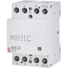 Контактор модульний RD 63-40 230V AC/DC Контактор модульний RD 63-40 230V AC/DC