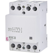 Контактор модульний RD 63-22 230V AC/DC Контактор модульний RD 63-22 230V AC/DC